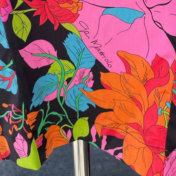 Vintage Gai Mattiolo Floral Print Dress - Picture 7 of 8